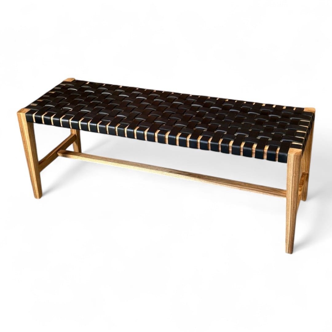 Banco - Pie de cama Cuero