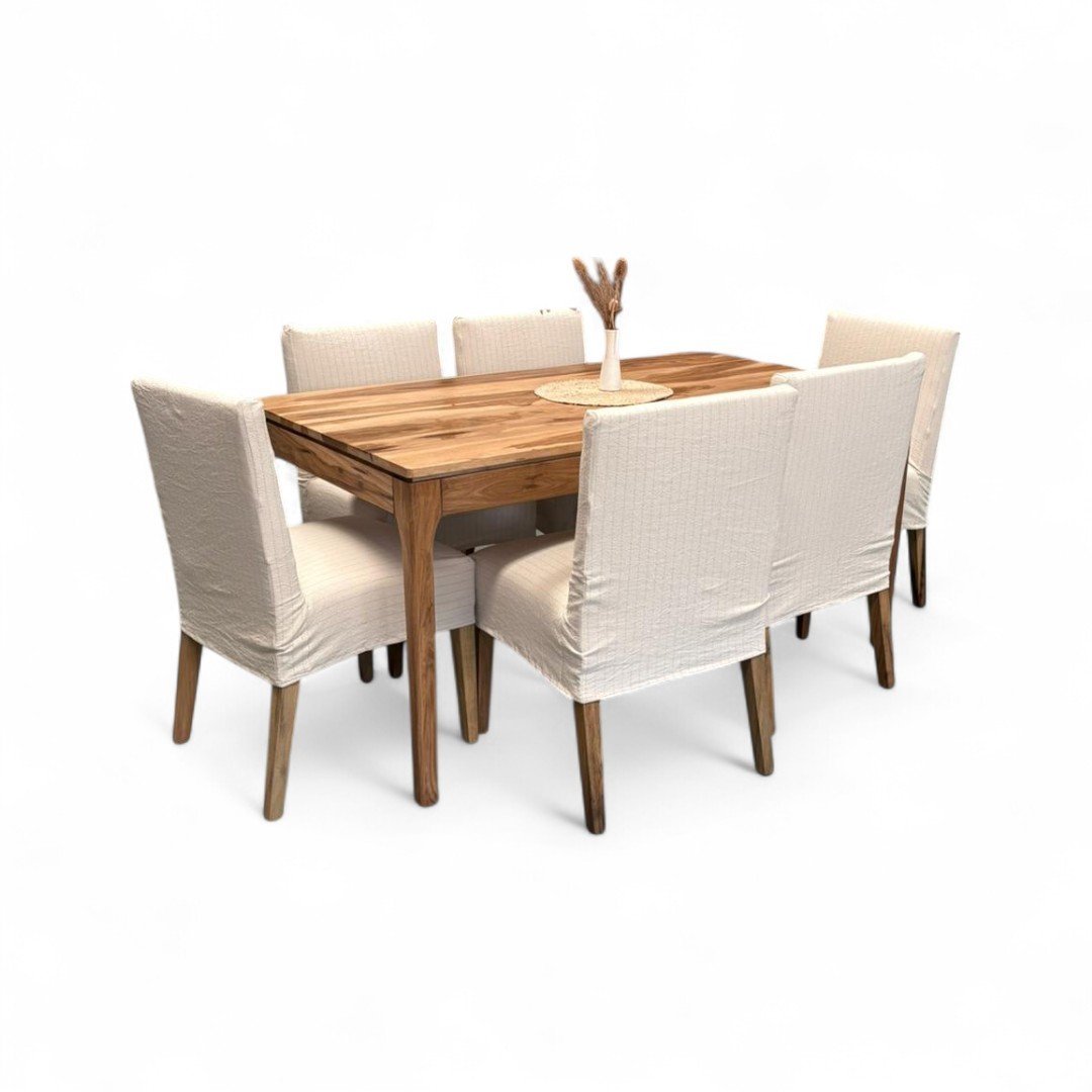 Juego de comedor Nature - Groot + 6 sillas reyna